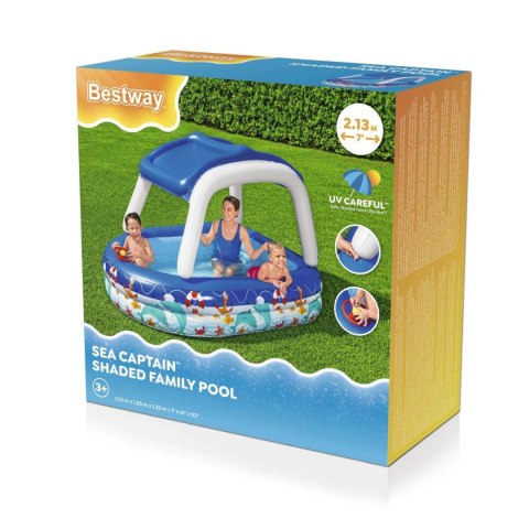 Basenik z Daszkiem 213x155cm Ocean BESTWAY 54370