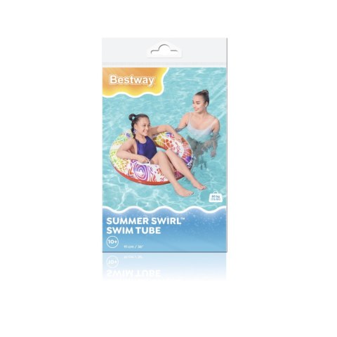 Koło do Pływania 91 cm BESTWAY Czerwone Koło do Pływania 91 cm BESTWAY Czerwone