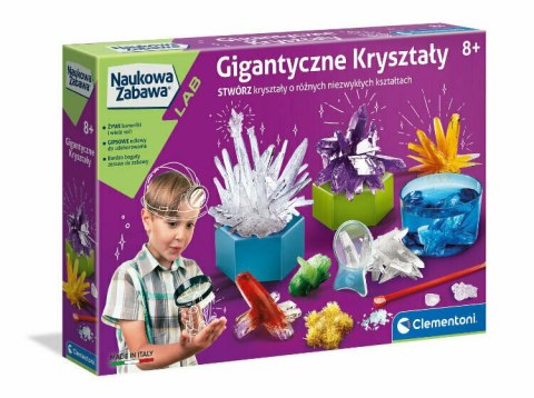Naukowa Zabawa Gigantyczne Kryształy Język Polski Clementoni 50106