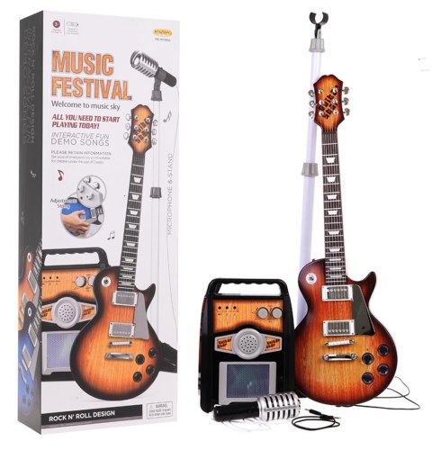 Zestaw Gitara + Wzmacniacz Brąz Zestaw Gitara + Wzmacniacz Brąz