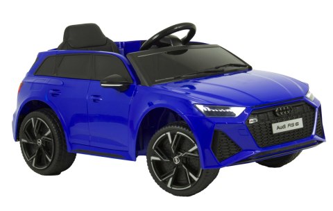 Auto na Akumulator Audi RS-6 4x4 EVA Skóra CAR-M-12-NIEBIESKI Auto na Akumulator Audi RS-6 4x4 EVA Skóra CAR-M-12-NIEBIESKI