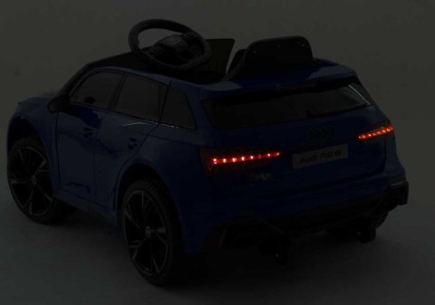 Auto na Akumulator Audi RS-6 4x4 EVA Skóra CAR-M-12-NIEBIESKI Auto na Akumulator Audi RS-6 4x4 EVA Skóra CAR-M-12-NIEBIESKI