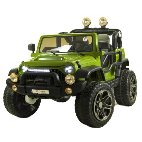 Auto na akumulator dla dzieci 4x4 skóra EVA pilot CAR-JL-4-ZIELONY Auto na akumulator dla dzieci 4x4 skóra EVA pilot CAR-JL-4-ZIELONY