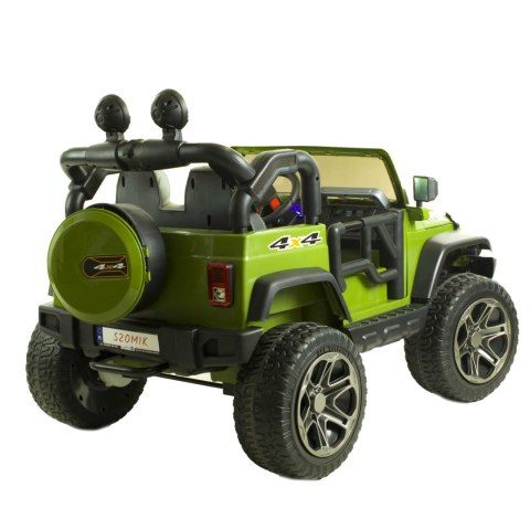 Auto na akumulator dla dzieci 4x4 skóra EVA pilot CAR-JL-4-ZIELONY Auto na akumulator dla dzieci 4x4 skóra EVA pilot CAR-JL-4-ZIELONY