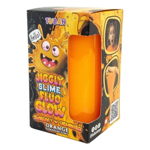 Jiggly Slime Fluo Glow pomarańczowy Jiggly Slime Fluo Glow pomarańczowy