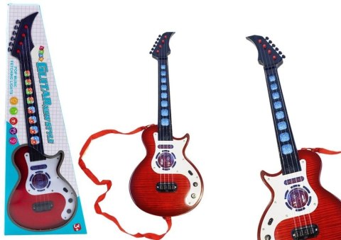 Gitara elektryczna ze światłem czarna Gitara elektryczna ze światłem czarna