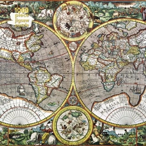Puzzle 1000 Antyczna mapa Świata Puzzle 1000 Antyczna mapa Świata