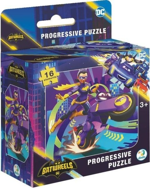 Puzzle 16 Batwheels. Motocykl Batgirl Bibi Puzzle 16 Batwheels. Motocykl Batgirl Bibi