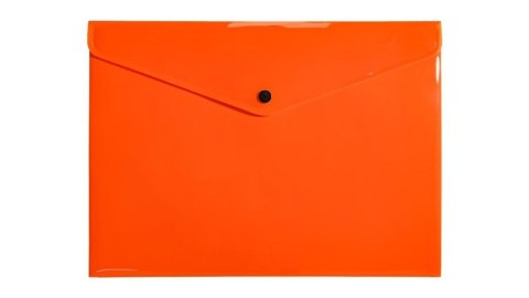 Teczka koperta A4 PP neon pomarańczowa Teczka koperta A4 PP neon pomarańczowa
