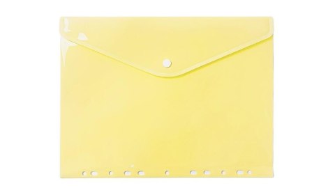 Teczka koperta A4 PP zawieszana pastel żółta Teczka koperta A4 PP zawieszana pastel żółta