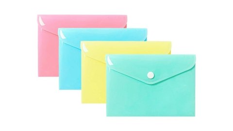 Teczka koperta A6 PP pastel (10szt) Teczka koperta A6 PP pastel (10szt)