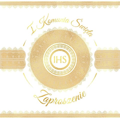 Zaproszenie - Komunia hostia (5szt) Zaproszenie - Komunia hostia (5szt)