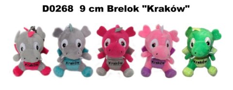 Brelok smok "Kraków" 9cm MIX Brelok smok "Kraków" 9cm MIX