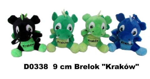 Brelok smok "Kraków" 9cm MIX Brelok smok "Kraków" 9cm MIX