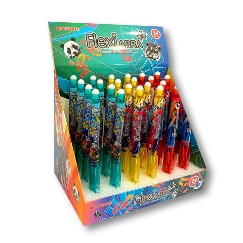 Długopis ścieralny Flexi Abra Wild (24szt) PENMATE Długopis ścieralny Flexi Abra Wild (24szt) PENMATE