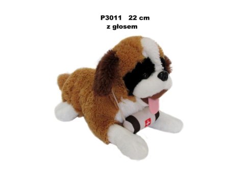 Pies bernardyn z głosem 22cm Pies bernardyn z głosem 22cm