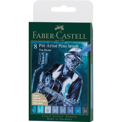 Pisaki Pitt Artist Pen the blues 8szt Pisaki Pitt Artist Pen the blues 8szt