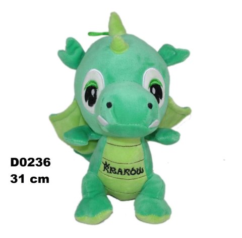 Smok "Kraków" ciemny zielony 31cm Smok "Kraków" ciemny zielony 31cm