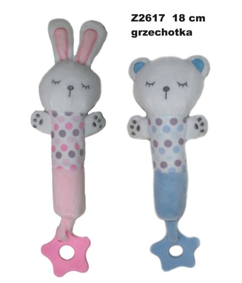 Zwierzeta grzechotka 18cm MIX Zwierzeta grzechotka 18cm MIX
