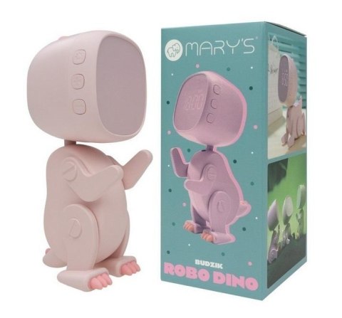 Budzik robo dino różowy Budzik robo dino różowy