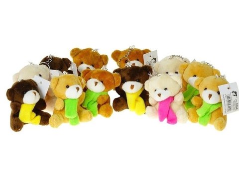 Miś pluszowy z zawieszką 9cm MIX Miś pluszowy z zawieszką 9cm MIX