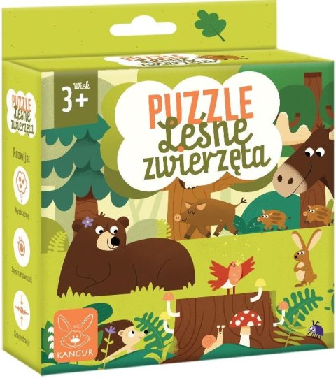 Puzzle Leśne Zwierzęta 3+ Puzzle Leśne Zwierzęta 3+