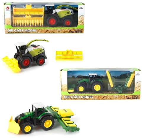 Traktor kombajn z maszyną Traktor kombajn z maszyną