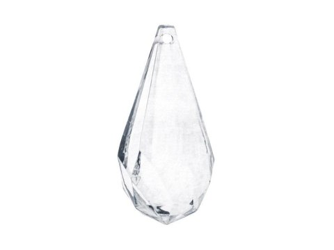 Zawieszki Krople bezbarwny 23x51mm 5szt Zawieszki Krople bezbarwny 23x51mm 5szt