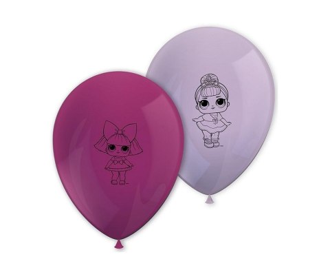 Balony LOL Glitterati 28cm 8szt Balony LOL Glitterati 28cm 8szt