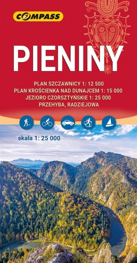 Mapa - Pieniny 1:25 000 Mapa - Pieniny 1:25 000