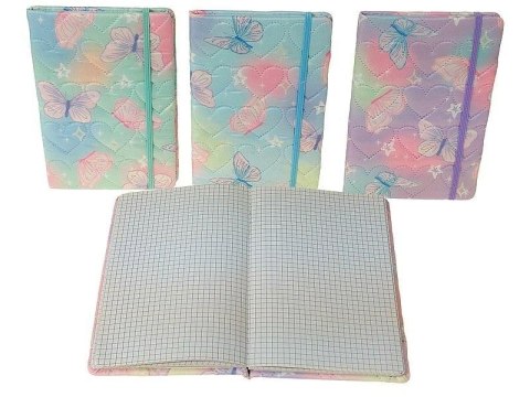 Notes z gumką Motyle MIX Notes z gumką Motyle MIX