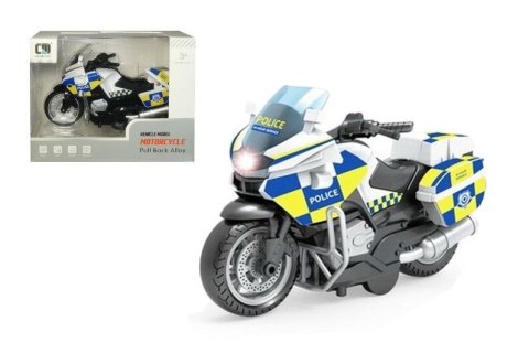 Pojazd motocykl policyjny ze światłem i dźwiękiem Pojazd motocykl policyjny ze światłem i dźwiękiem