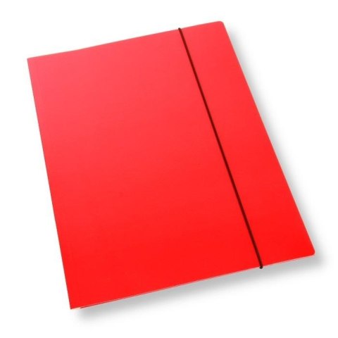 Teczka A4 z gumką lakier czerwona 350gsm (10szt) Teczka A4 z gumką lakier czerwona 350gsm (10szt)