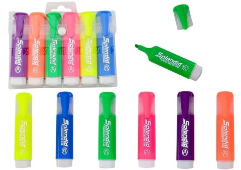 Zakreślacz pastel 6szt Zakreślacz pastel 6szt