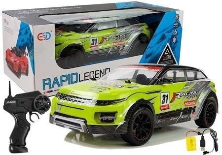 Auto rajdowe R/C 1:10 zielone Auto rajdowe R/C 1:10 zielone