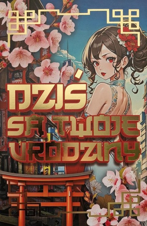 Karnet Urodziny Manga Karnet Urodziny Manga