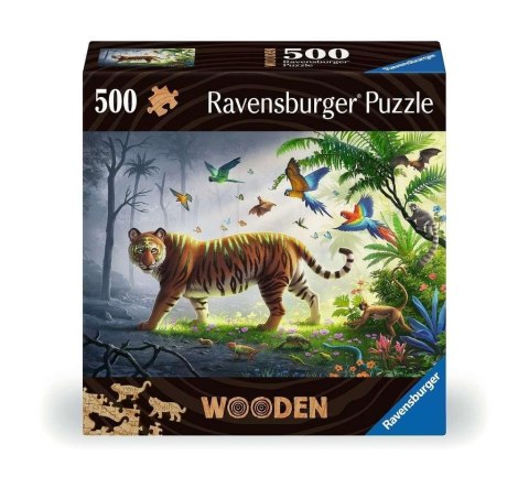 Puzzle drewniane 500 Tygrys Puzzle drewniane 500 Tygrys