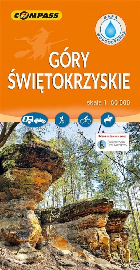 Mapa - Góry Świętokrzyskie 1:60 000 Mapa - Góry Świętokrzyskie 1:60 000