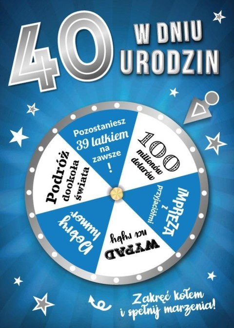 Karnet Urodziny 40 Karnet Urodziny 40