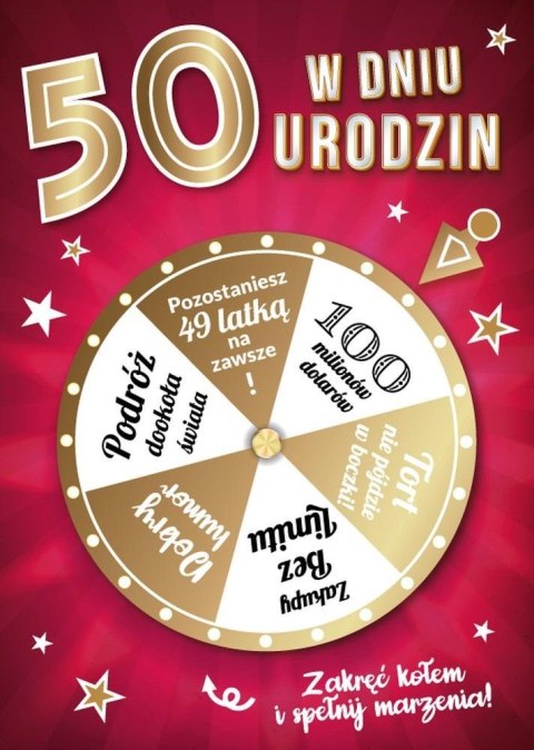 Karnet Urodziny 50 Karnet Urodziny 50