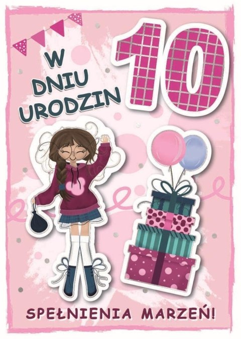 Karnet urodziny 10 Karnet urodziny 10