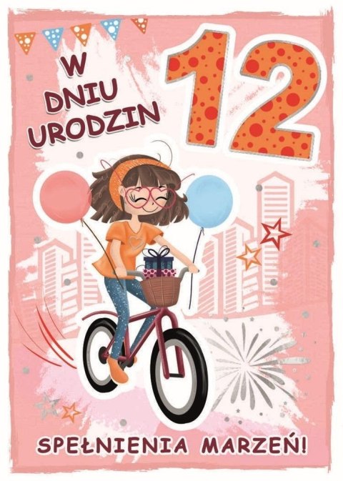 Karnet urodziny 12 Karnet urodziny 12