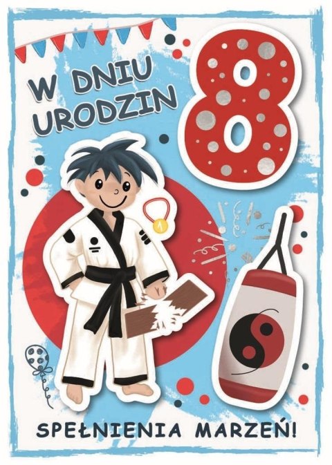 Karnet urodziny 8 Karnet urodziny 8