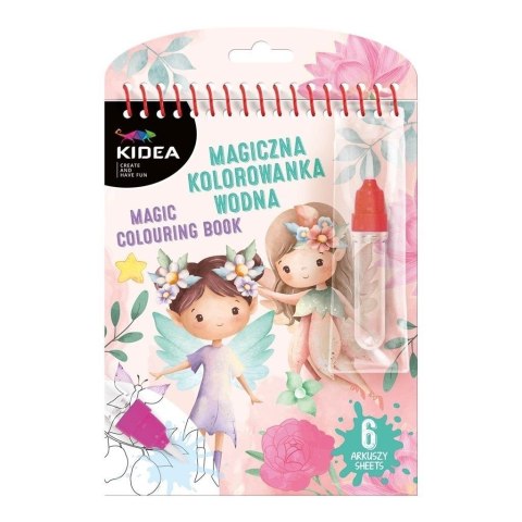 Kolorowanka magiczna wodna Wróżki KIDEA Kolorowanka magiczna wodna Wróżki KIDEA