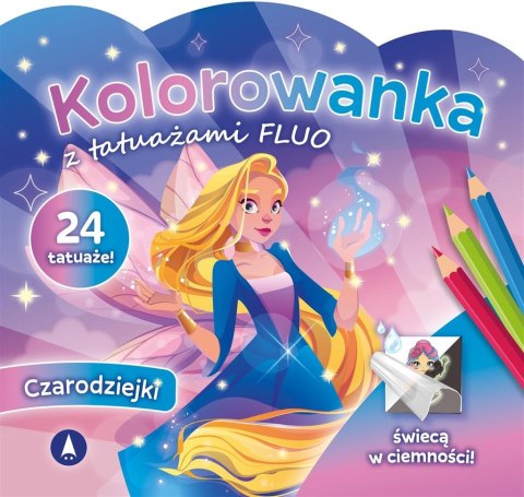 Kolorowanka z tatuażami flou Czarodziejki Kolorowanka z tatuażami flou Czarodziejki