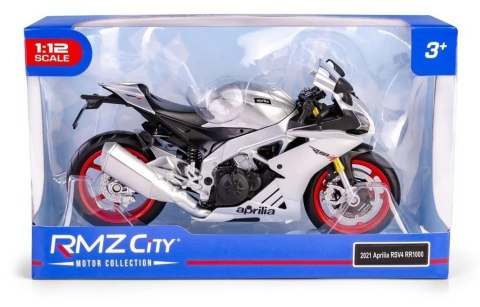 RMZ 1:12 Aprilia RSV4 RR 2020 (Regular) srebrny RMZ 1:12 Aprilia RSV4 RR 2020 (Regular) srebrny