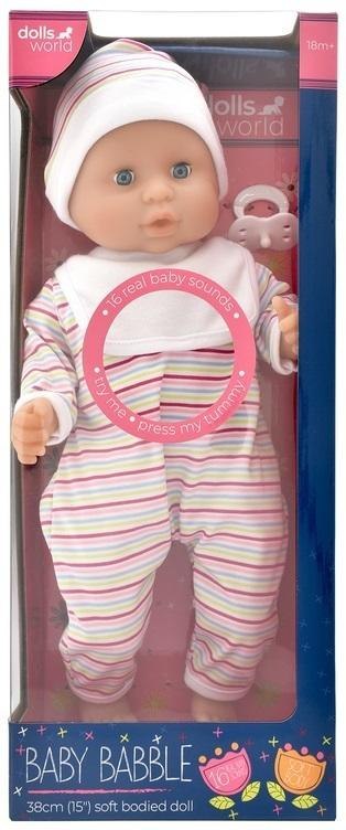 Dolls World Lalka Baby Babble 38cm Dolls World Lalka Baby Babble 38cm