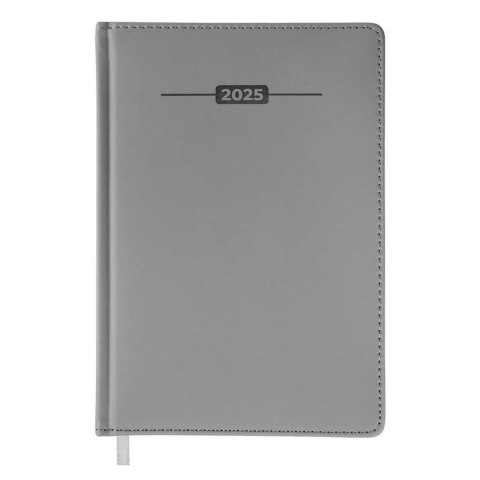 Kalendarz książkowy 2025 A5 szary EASY Kalendarz książkowy 2025 A5 szary EASY