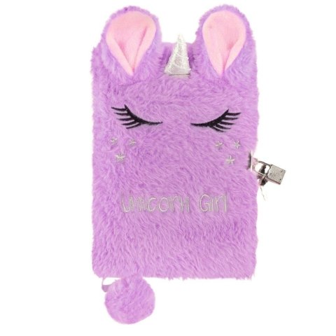 Pamiętnik pluszowy z kłódką Unicorn DERFORM Pamiętnik pluszowy z kłódką Unicorn DERFORM