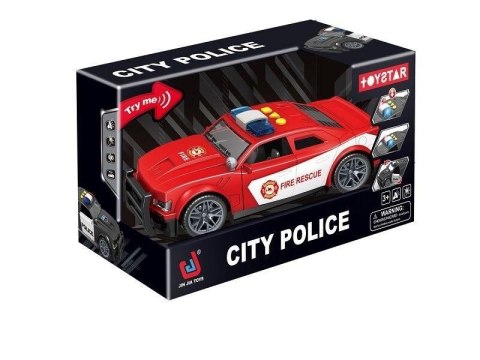Policja 23cm czerwona ze światłem i dźwiękiem Policja 23cm czerwona ze światłem i dźwiękiem